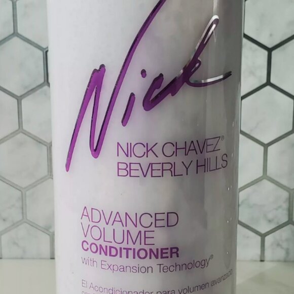 NICK CHAVEZ BEVERLY HILLS 🤩ADVANCED VOLUME HAIR CONDITIONER FULL SIZE 32oz PUMP - Picture 4 of 9